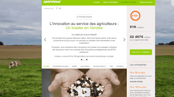 Greenpeace soutient des projets agricoles
