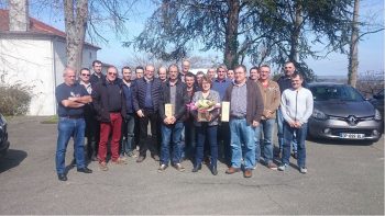 Deux administrateurs honorés	au sein de la fédération des cuma Landes-Béarn-Pays Basque