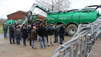 Un convoi de 28 m3 de lisier à la cuma de l’Or Noir