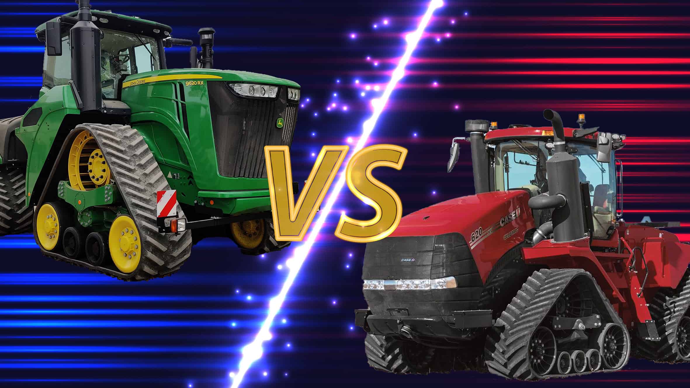 Consommation tracteur 650ch : John Deere 9RX vs Case IH Quadtrac