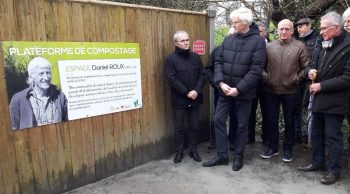 La plateforme de compostage baptisée Espace Daniel Roux