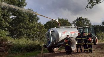 Incendie : la Cuma prête main-forte aux pompiers