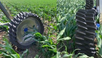 Des roues de pivot d’irrigation anti-ornières